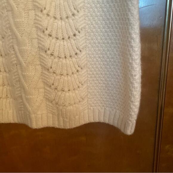 NWT Fossil Brand - Ivory Sweater Dress Cotton Angora w/ Lining - Size XS - Picture 7 of 14
